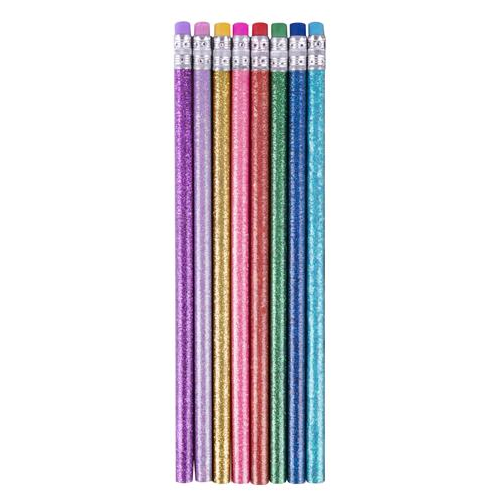 Glitter blyanter sæt med 8 stk